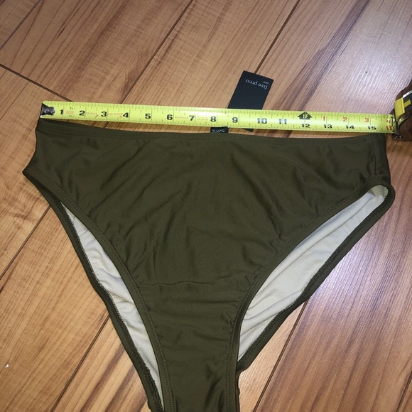 Free Press Swim High Cut Bikini Green Large NWT. - Picture 4 of 5